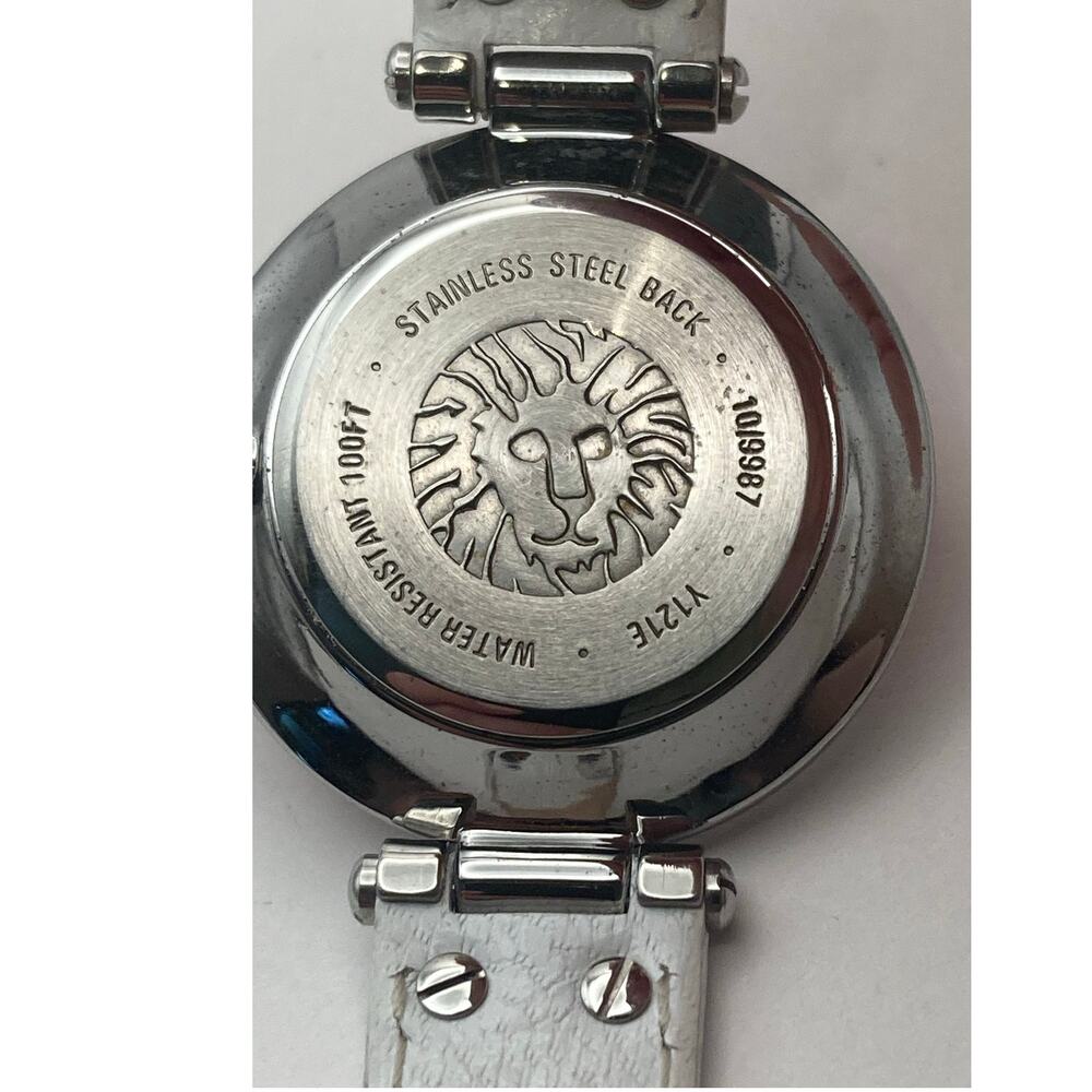 Anne Klein Sherbet Colored Women's Watch 34mm WR 100 Feet - New Battery Leather - Picture 3 of 7